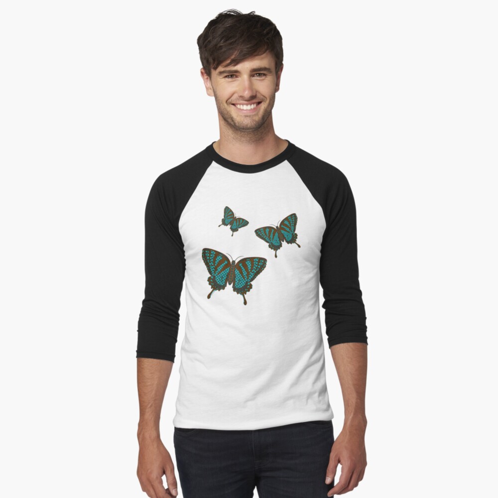 Item preview, Baseball ¾ Sleeve T-Shirt designed and sold by ValerieDesigns.
