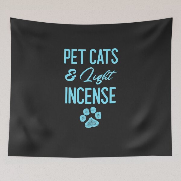 Item preview, Pet Cats & Light Incense Meditation Gift designed and sold by EricJP.