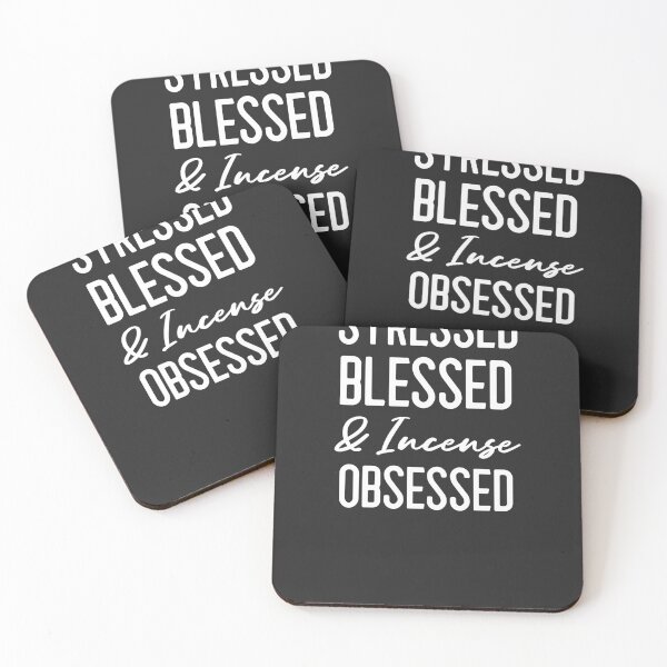 Item preview, Stressed Blessed & Insense Obsessed Meditation Gift designed and sold by EricJP.