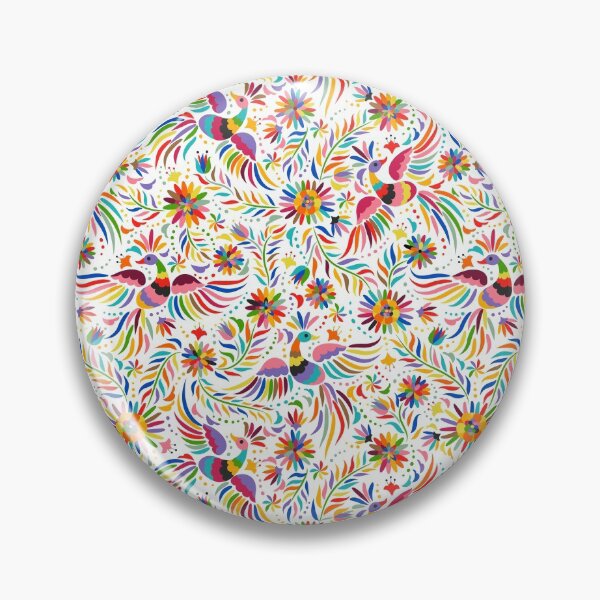 Item preview, Mexican Seamless Pattern With Birds Flowers designed and sold by SSK Designs.
