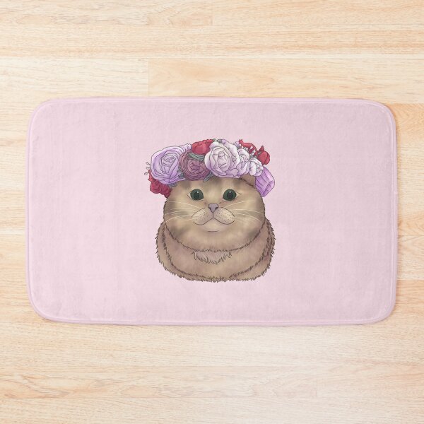 Item preview, Flower Crown Cat designed and sold by itsrobotime.