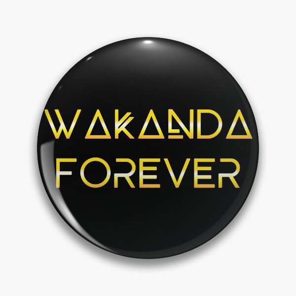 Artikelvorschau, WAKANDA FOREVER Gold entworfen und verkauft von GF Design.