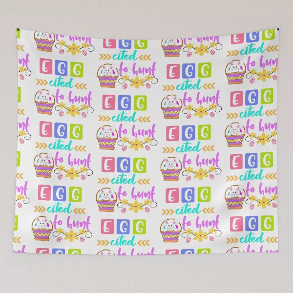 Item preview, Eggcited to Hunt Easter Wishes- Easter Sunday designed and sold by younghopes.