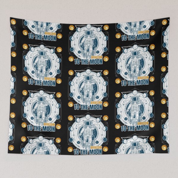 Item preview, Dogecoin DOGE To The Moon designed and sold by Bitcoin-Fashion.