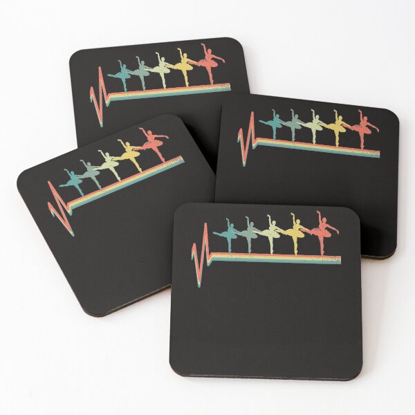 Item preview, Ballet Ballerina Heartbeat Retro Vintage Gift designed and sold by RonaldDaughtry.