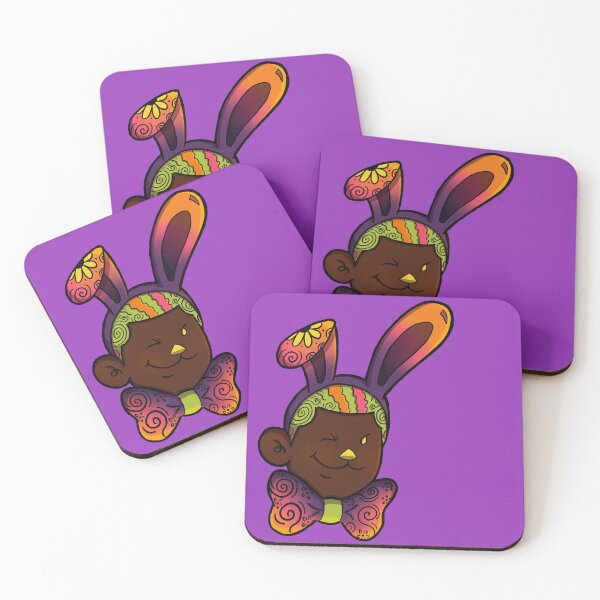 Item preview, Colorful & Cute Easter bunny boy (Black boy remix)  designed and sold by Percyloganken.