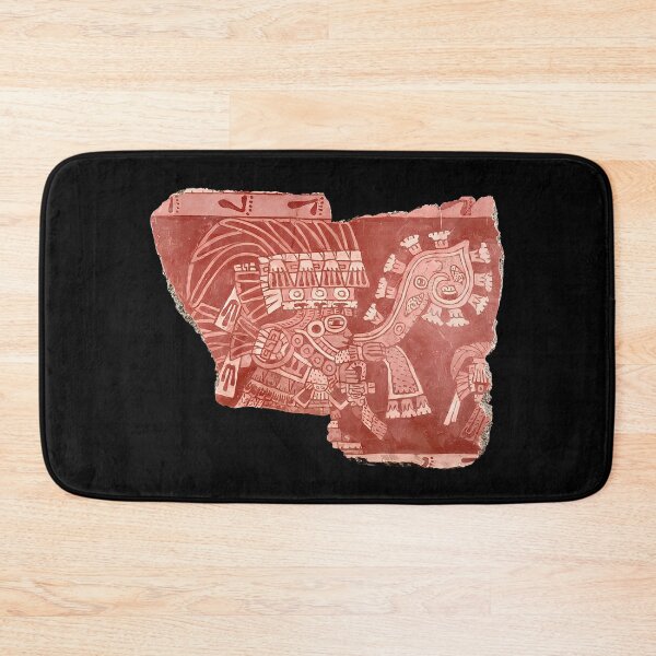 Item preview, Teotihuacán mural fragment (on black) designed and sold by DotorEaon.