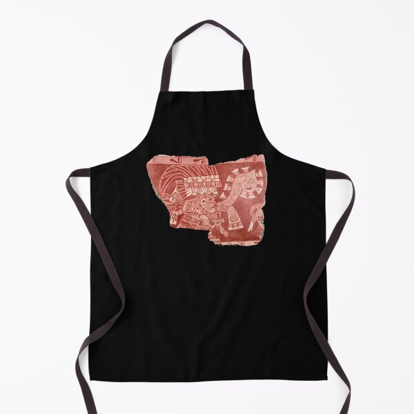 Item preview, Teotihuacán mural fragment (on black) designed and sold by DotorEaon.
