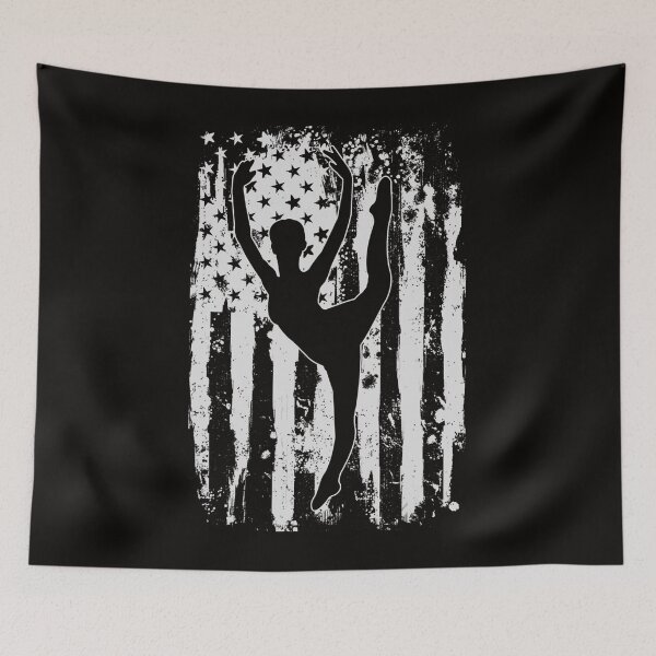 Item preview, Ballet Ballerina USA Flag Vintage Gift designed and sold by RonaldDaughtry.