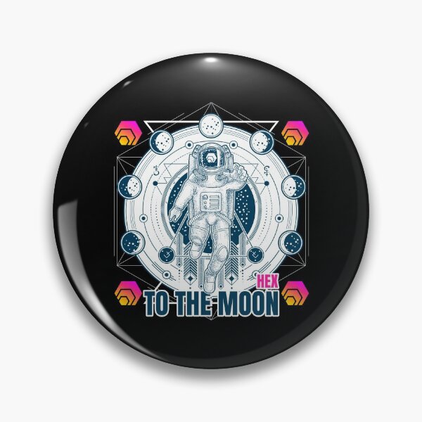 Item preview, HEX Crypto To The Moon designed and sold by Bitcoin-Fashion.