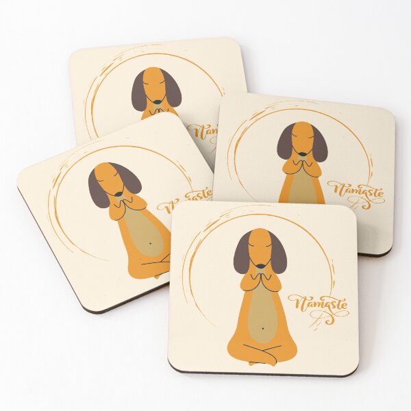 Item preview, Namaste Yoga Dachshund Dog designed and sold by Ashstone23.