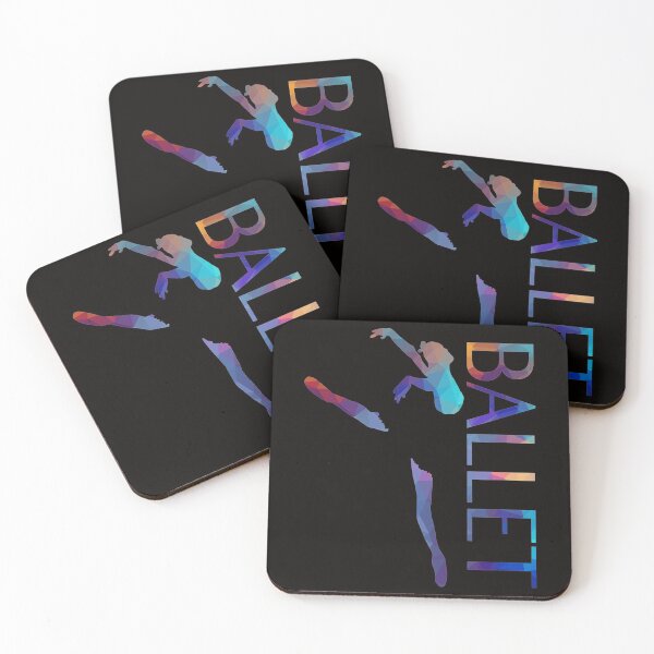 Artikelvorschau, Ballett buntes Logo mit Ballerina entworfen und verkauft von RonaldDaughtry.