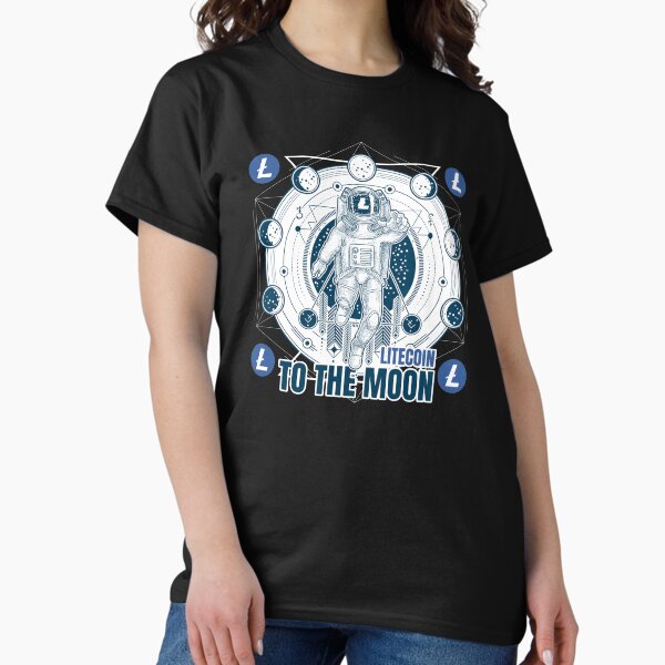 Artikel-Vorschau von Litecoin LTC zum Mond, designt und verkauft von Bitcoin-Fashion.