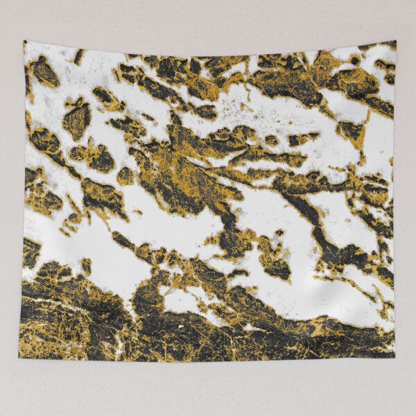 Item preview, Honey Gold and White Marble designed and sold by WOW TeesAndThings.