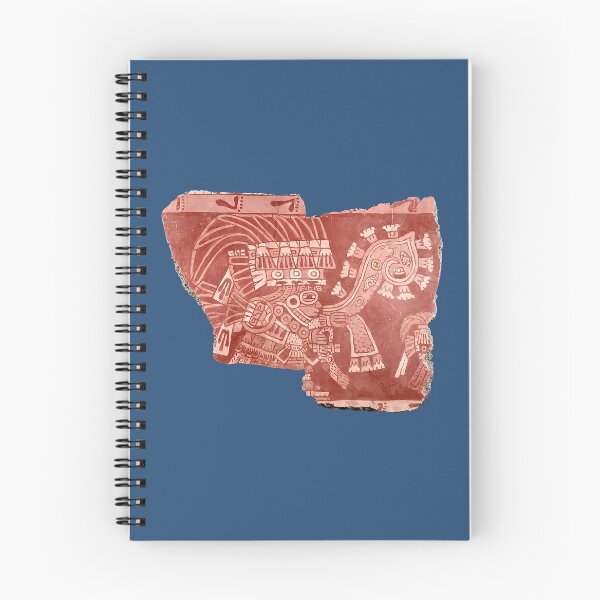 Item preview, Teotihuacán mural fragment (on blue) designed and sold by DotorEaon.