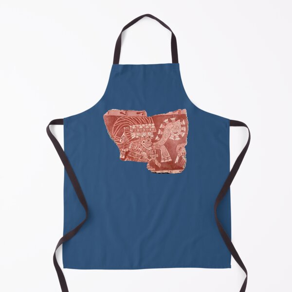 Item preview, Teotihuacán mural fragment (on blue) designed and sold by DotorEaon.