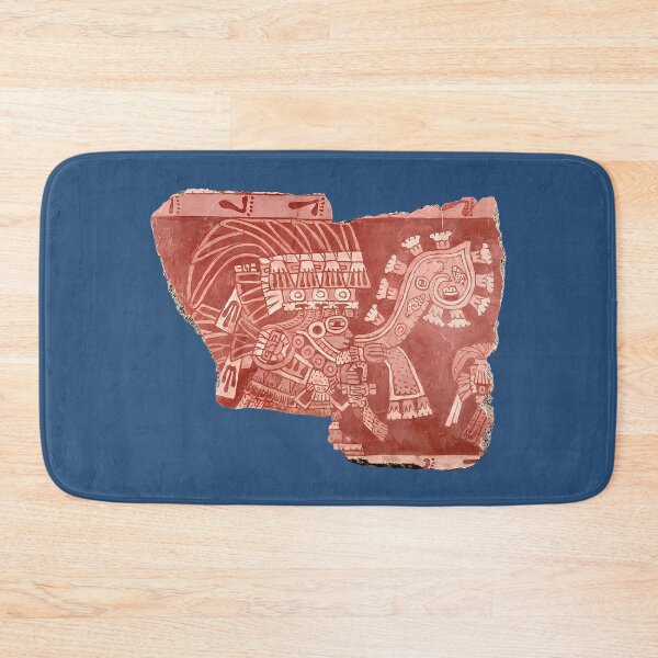 Item preview, Teotihuacán mural fragment (on blue) designed and sold by DotorEaon.