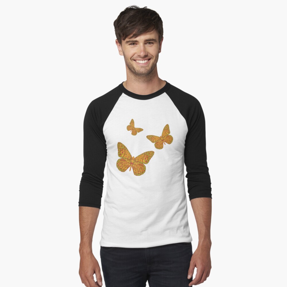 Item preview, Baseball ¾ Sleeve T-Shirt designed and sold by ValerieDesigns.