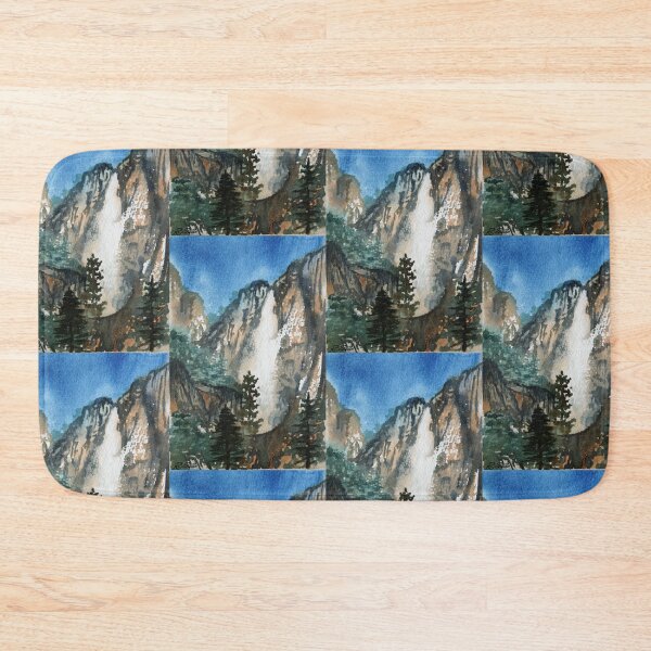 Item preview, Yosemite Falls Watercolor designed and sold by RebeccaEllisArt.