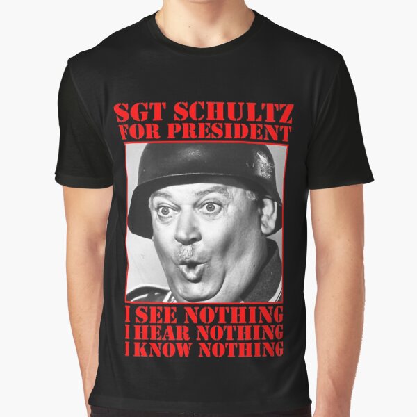 sgt schultz t shirt