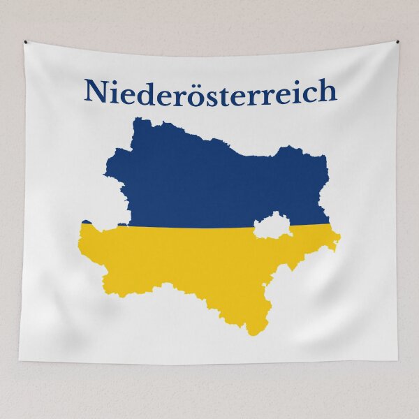 Item preview, Lower Austria State Map Flag, Austria designed and sold by marosharaf.