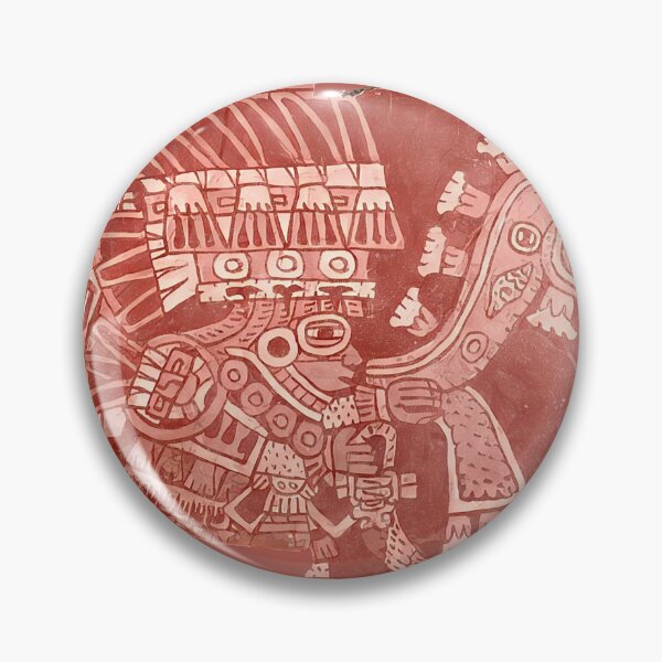 Item preview, Teotihuacán mural fragment (2) designed and sold by DotorEaon.