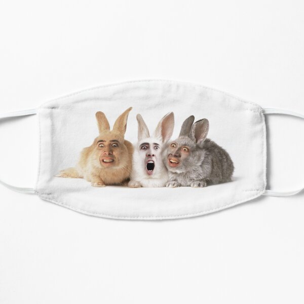 Cage Bunnies Flat Mask