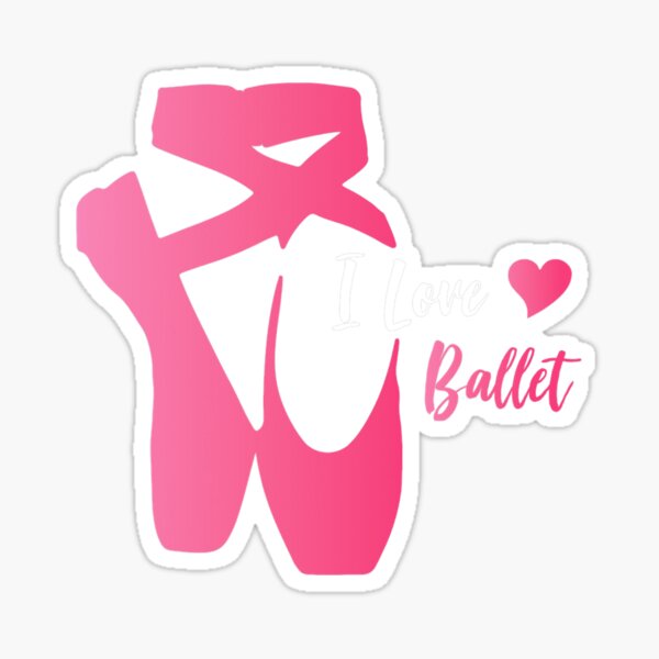 Item preview, Ballet Dancer Shoes I love Ballet Women Girls designed and sold by RonaldDaughtry.