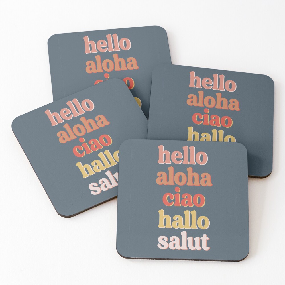 Item preview, Coasters (Set of 4) designed and sold by rubystrachan.