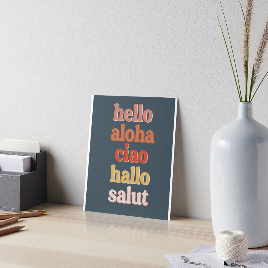 Item preview, Art Board Print designed and sold by rubystrachan.