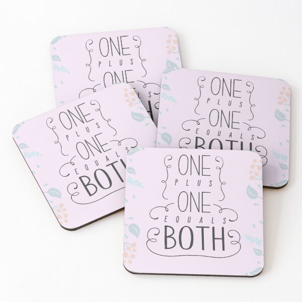 Item preview, One plus one equals both designed and sold by CHillEDARTX.