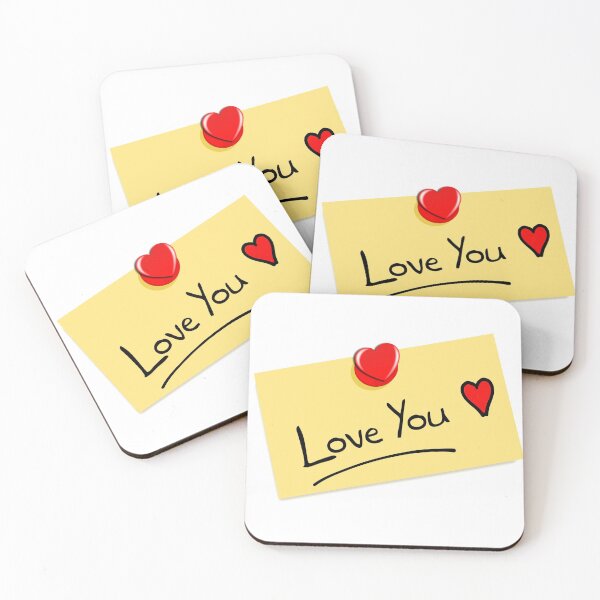 Item preview, Love You Sticky Note designed and sold by AnveeBubbles.