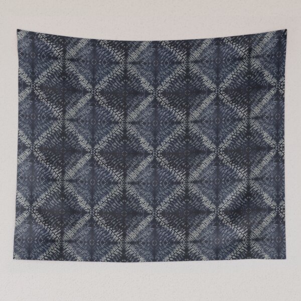Item preview, Shibori Art Abstract Design Blue Gray  designed and sold by Revenari.