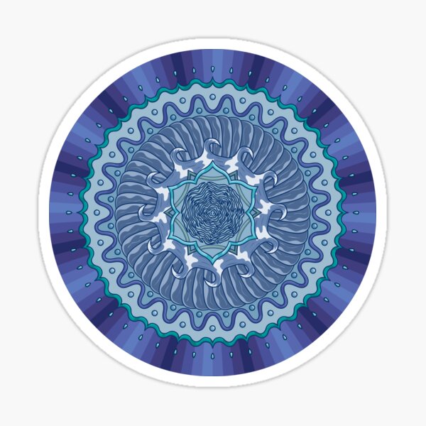Item preview, Water Mandala designed and sold by Valerie Bennett.