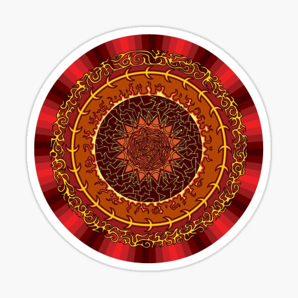 Item preview, Fire Mandala designed and sold by Valerie Bennett.