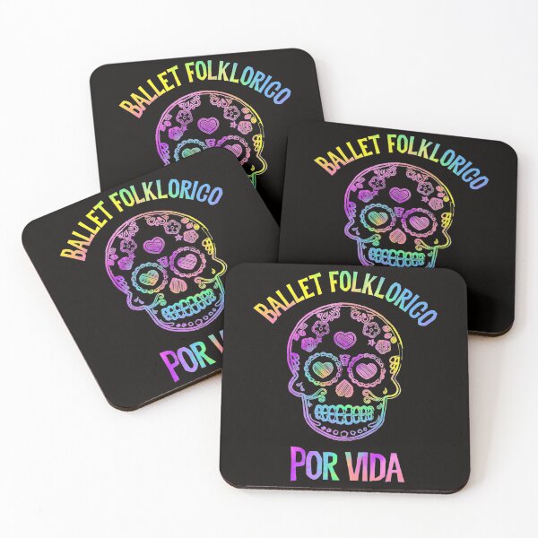 Item preview, Ballet Folklorico Por Vida Sugar Skull Rainbow Tie Dye designed and sold by RonaldDaughtry.
