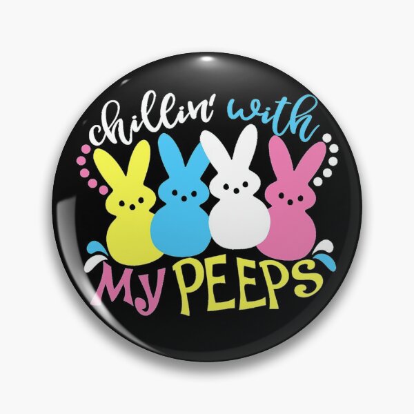 Item preview, Chillin' With My Peeps Funny Bunny Cat Easter Gift designed and sold by sylvaincoolart.