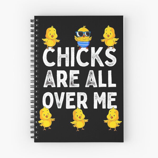 Item preview, Chicks Are All Over Me Easter Funny Baby Chicken Kids Boys Easter Gift designed and sold by robtkatch86.