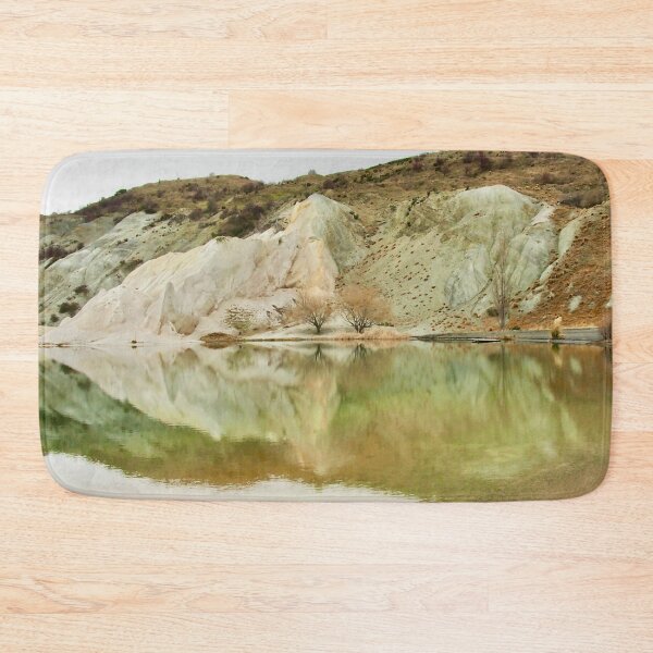 Item preview, Winter Green Reflections - St Bathans Blue Lake in Winter designed and sold by Rachel Pile.