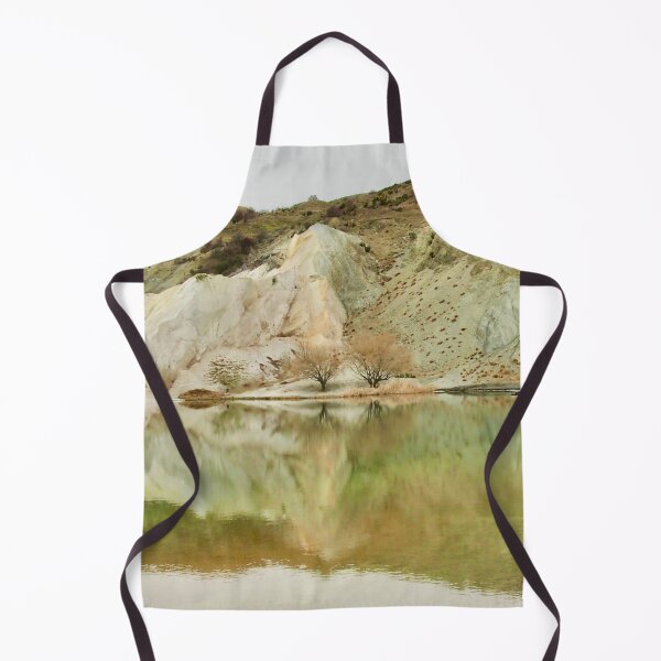 Item preview, Winter Green Reflections - St Bathans Blue Lake in Winter designed and sold by Rachel Pile.