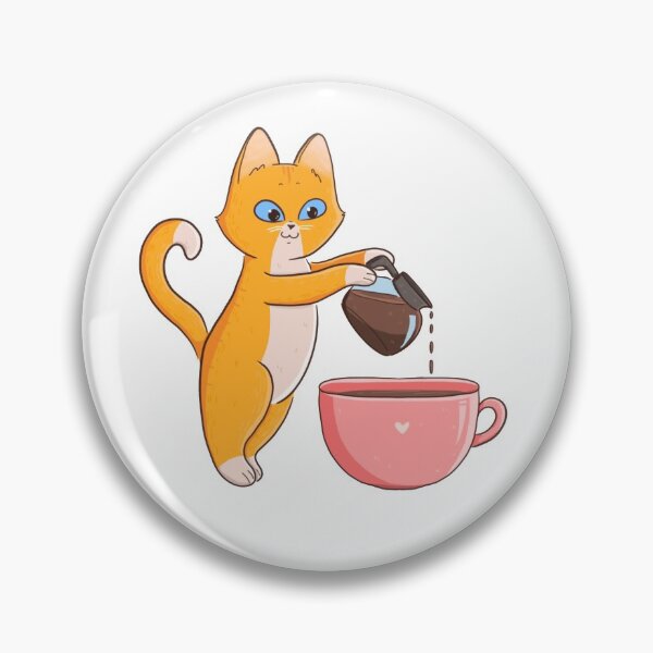 Item preview, Barista cat designed and sold by LinaLisichka.