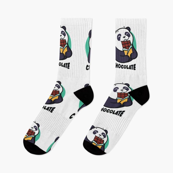Item preview, Cute Panda eating chocolate  designed and sold by Talfo Arts.