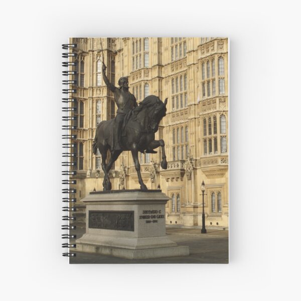 Richard The Lionheart At Westminster Spiral Notebook