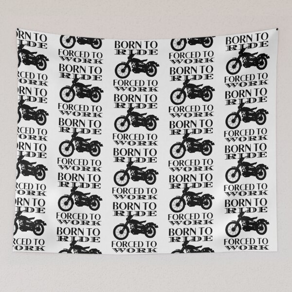 Item preview, Born To Ride Forced To Work Design 1 designed and sold by SweetAndSpice.