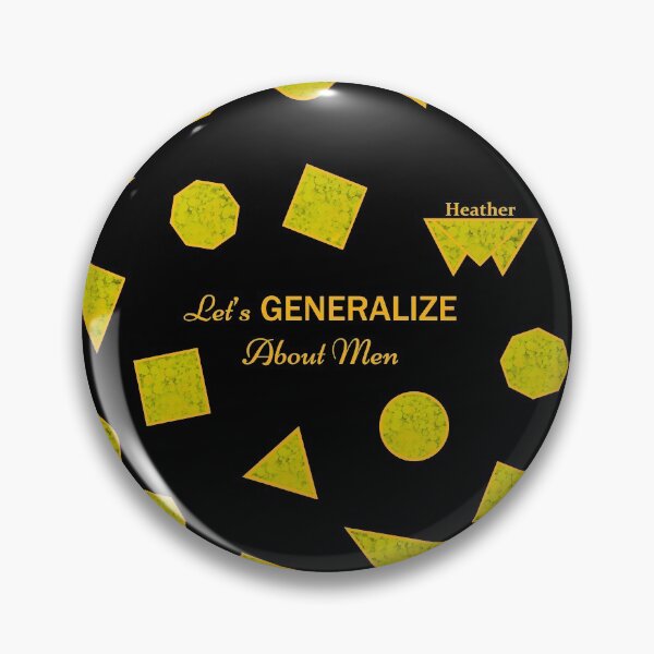 Item preview, Let's Generalize About Men (Heather, Yellow Outlines) designed and sold by SpectreSparkC.