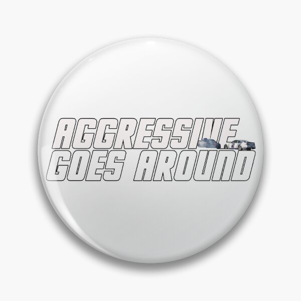 Item preview, AGGRESSIVE GOES AROUND (WHITE) designed and sold by KeepUrFootINIT.