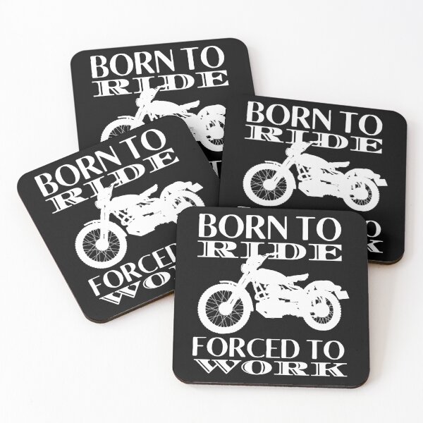 Item preview, Born To Ride Forced To Work Design 2 designed and sold by SweetAndSpice.