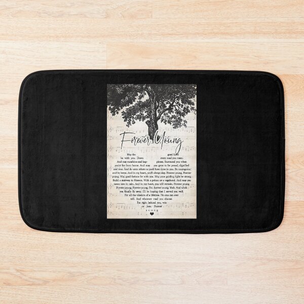 Artikelvorschau, Rod Stewart - Forever Young Lyrics Wandkunst entworfen und verkauft von OwensdesignArt.