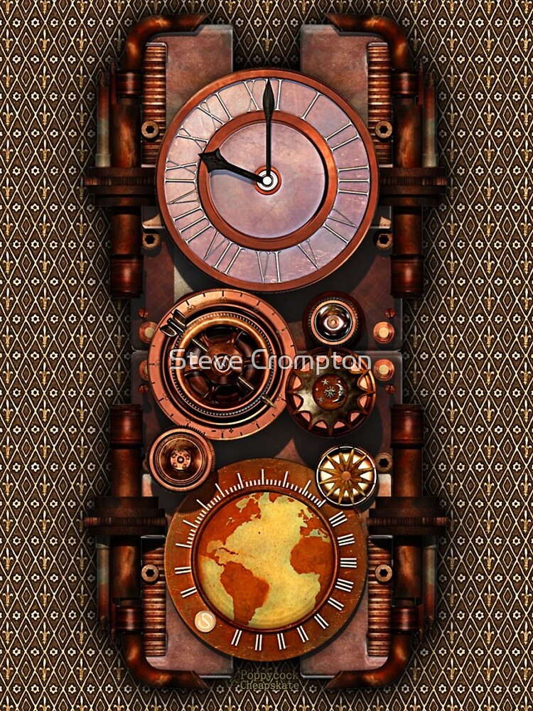 Infernal Vintage Steampunk Timepiece phone cases by SC001