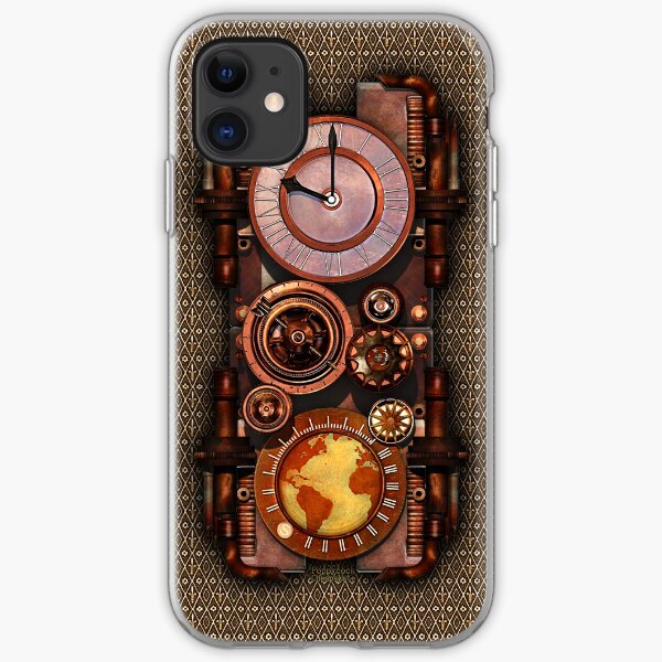 Infernal Vintage Steampunk Timepiece phone cases iPhone Soft Case